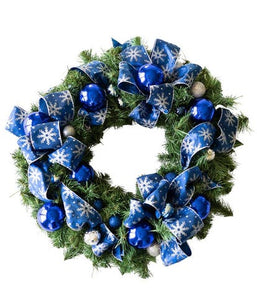 Deluxe Beautiful Blue Wreath