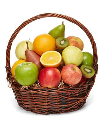 Deluxe Fruit Basket - Fine Gifts La Bella Basket Company