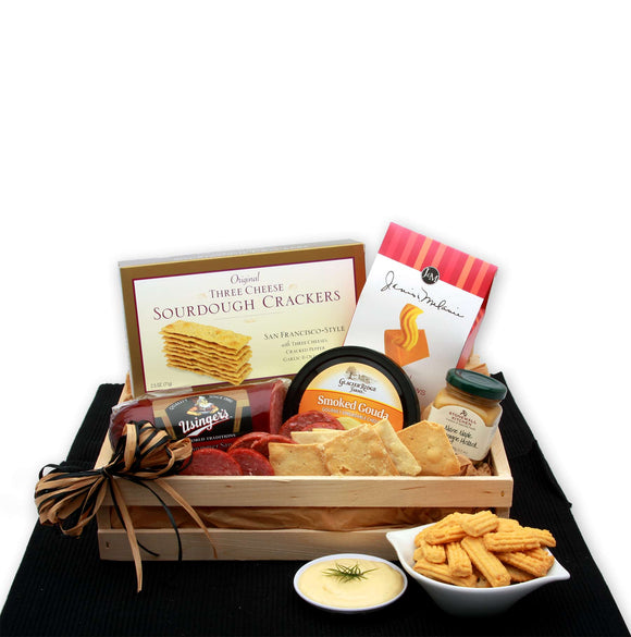 Snackers Delight Meat and Cheese Gift Crate
