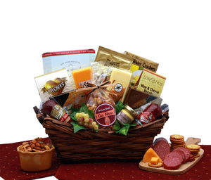 Gourmet Delights Gift Basket - Fine Gifts La Bella Basket Company