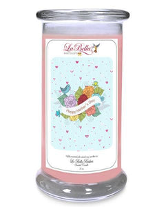Happy Mothers Day Jewelry Candle - Fine Gifts La Bella Basket Company
