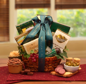 Congrats To New Home Gourmet Gift Basket - Fine Gifts La Bella Basket Company