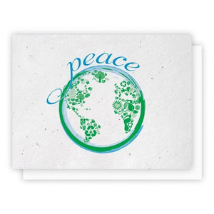 Peace on Earth - 5 Pack HCPE Plantable Greeting Cards