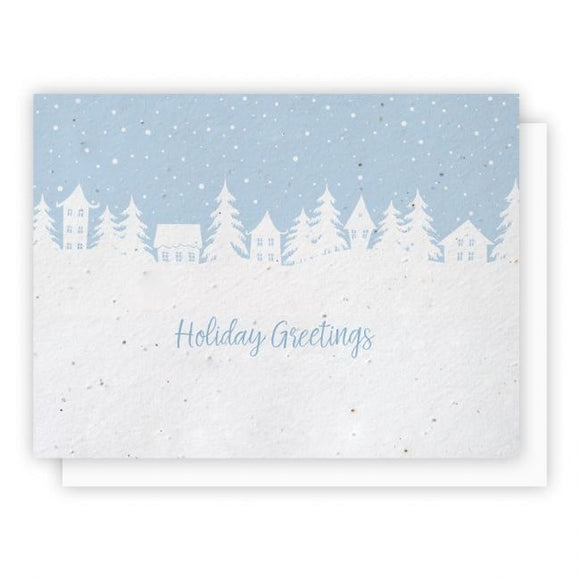 Snow Town Plantable Greeting Cards 5 Pack