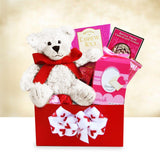 Love Bear Hug Valentine Box - Fine Gifts La Bella Basket Company