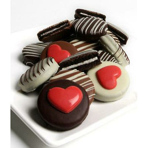 I Love You Chocolate Covered Oreos - One Dozen - Fine Gifts La Bella Basket Company