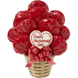 Heart Cookie Bouquet - Fine Gifts La Bella Basket Company