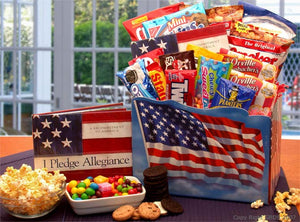 America The Beautiful Snack Gift Box -LG