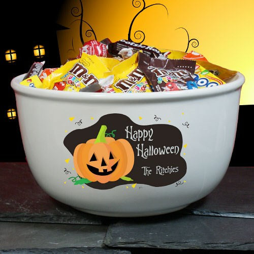 Happy Halloween Ceramic Bowl