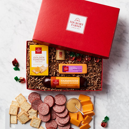 Hickory Farms Sampler with Cutting Board