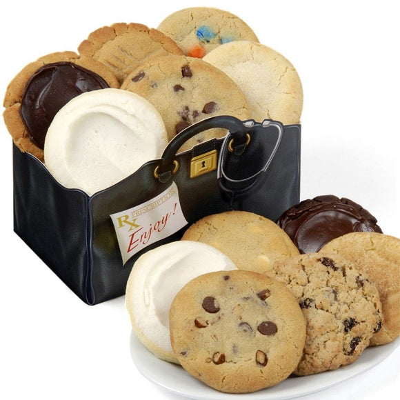 DR. Bag w/ 12 Assorted Cookies - Fine Gifts La Bella Basket Company