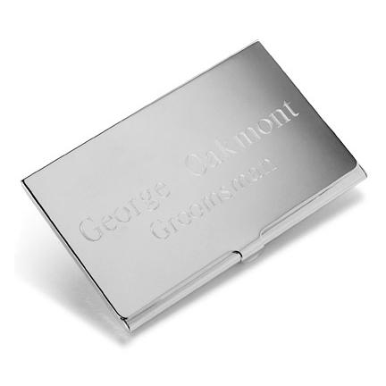 SOLD OUT - Silver Business Card Case