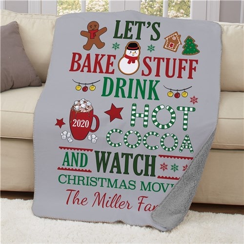 Christmas Let Bake Stuff Blanket