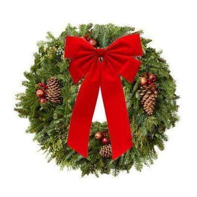 Christmas Wreath - Fine Gifts La Bella Basket Company