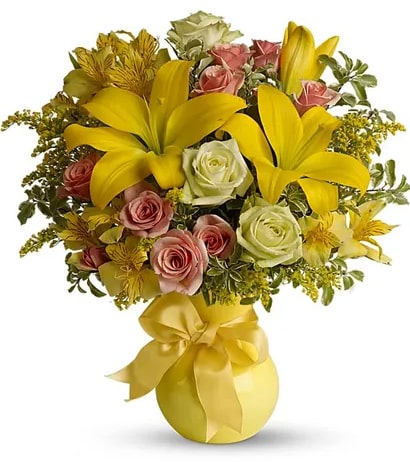 Sunny Smiles Deluxe Flower Bouquet