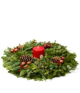 Classic Wreath Centerpiece - Fine Gifts La Bella Basket Company